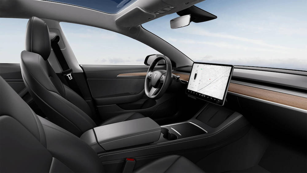 Model 3 interior