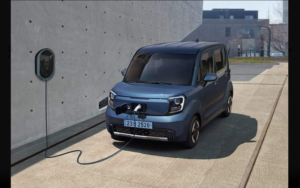 RAY EV的充電位置在車頭