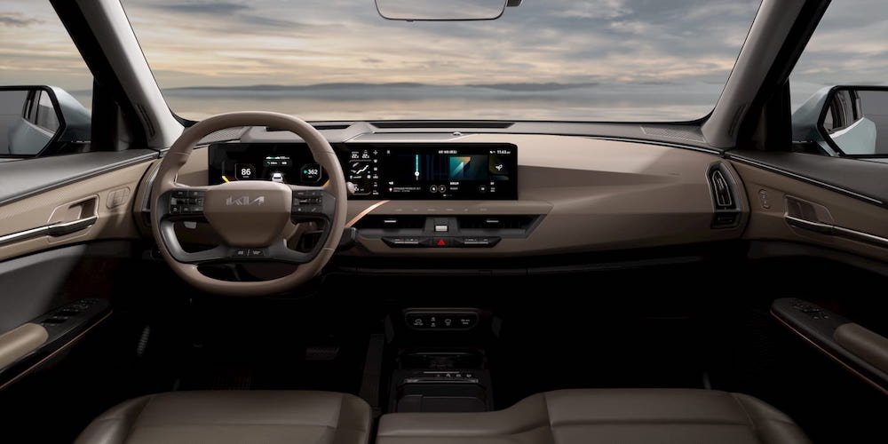 KIA EV5內飾設計有BMWi7的味道