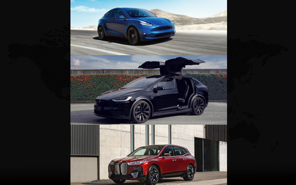 2023 年 8 月電動汽車掛牌數前三名(來源/網路攝)