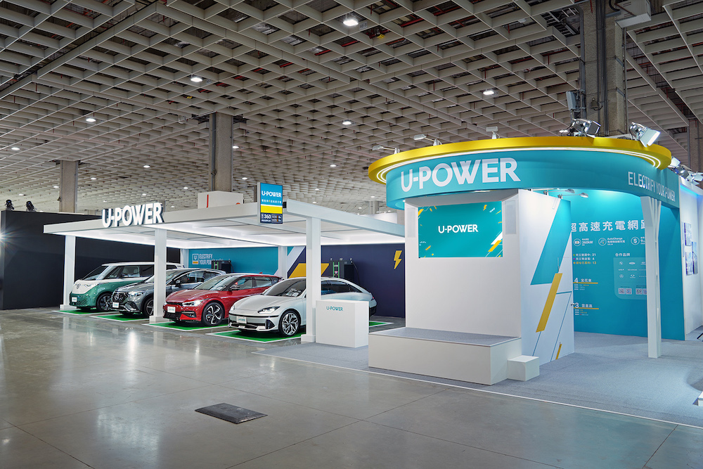 U-POWER現身2024臺北車展，把完整360kW超高速充電站搬進南港展覽館