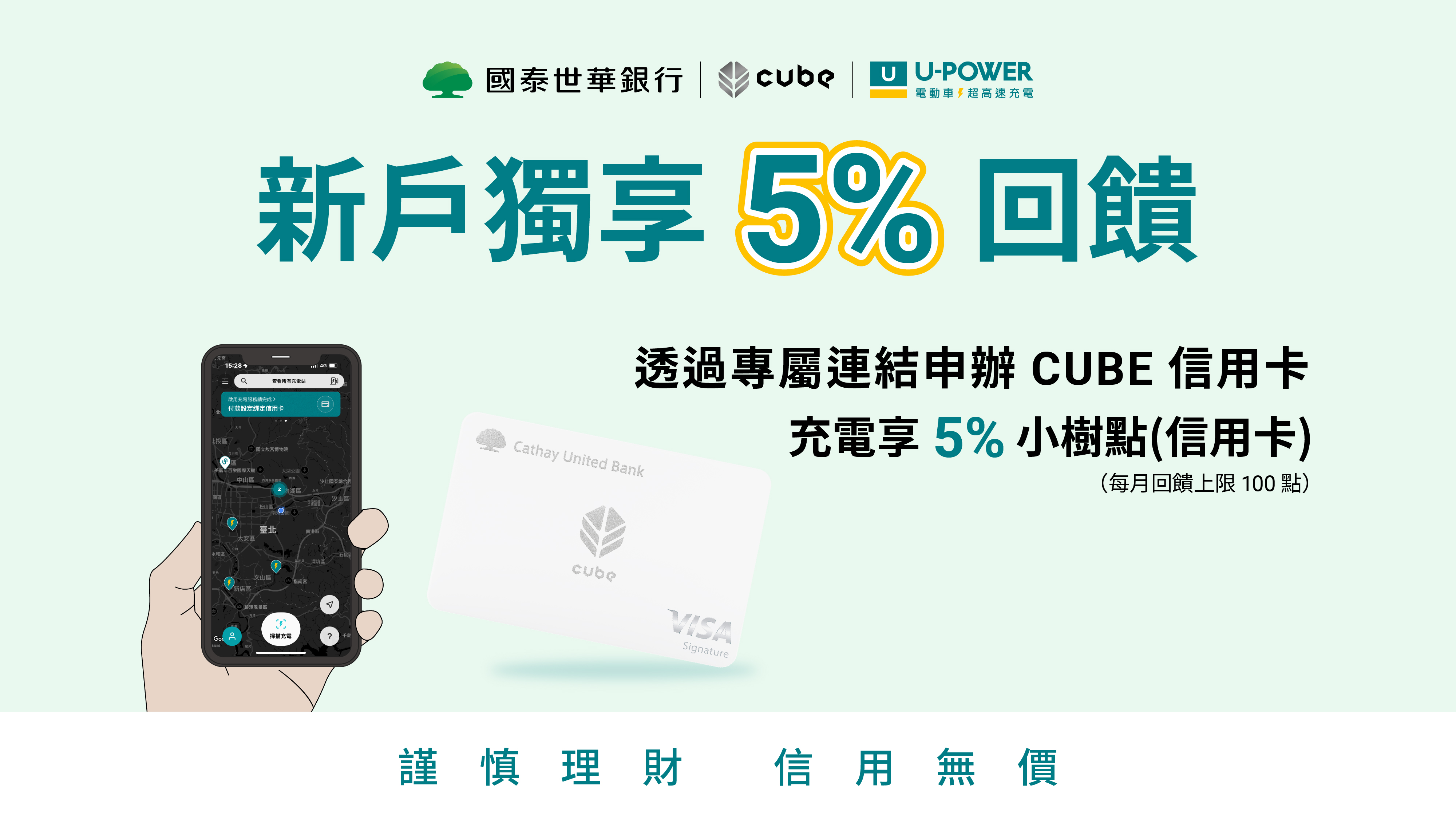 即享 5% 小樹點(信用卡)回饋