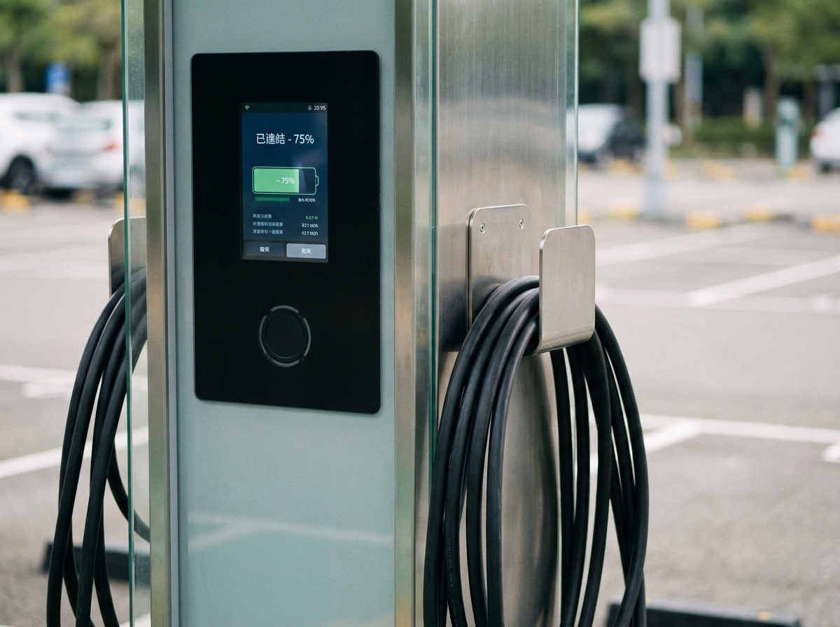 電動車充電樁法規示意圖