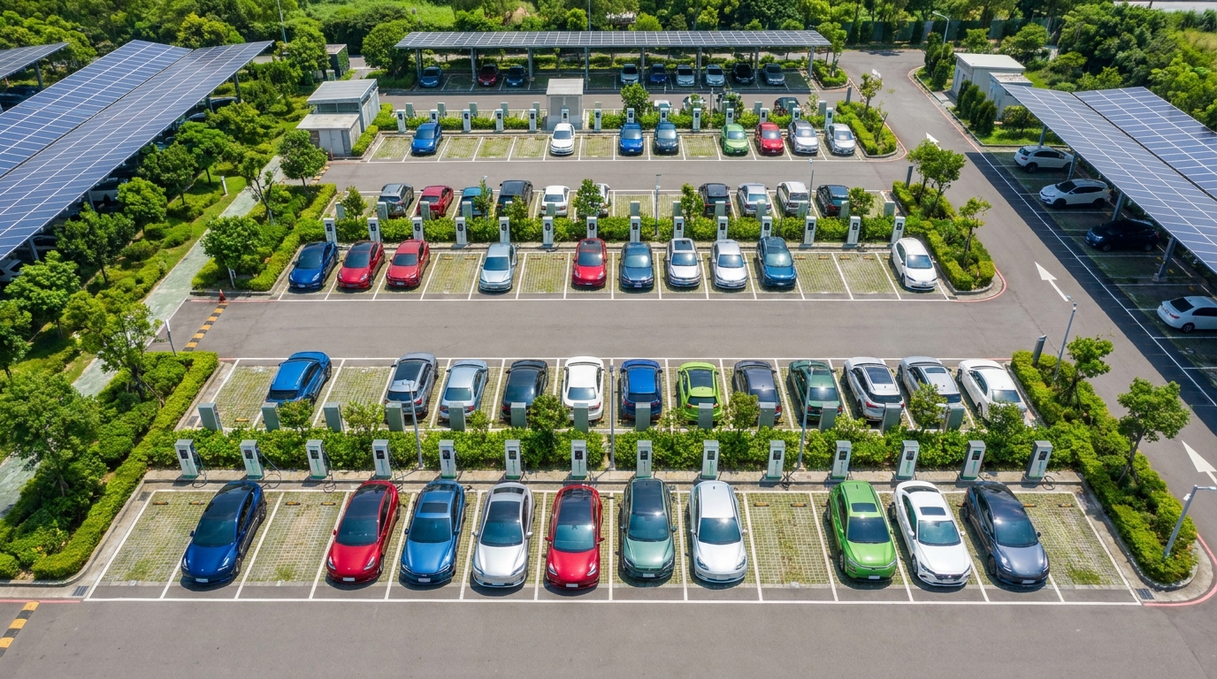 電動車充電站示意圖
