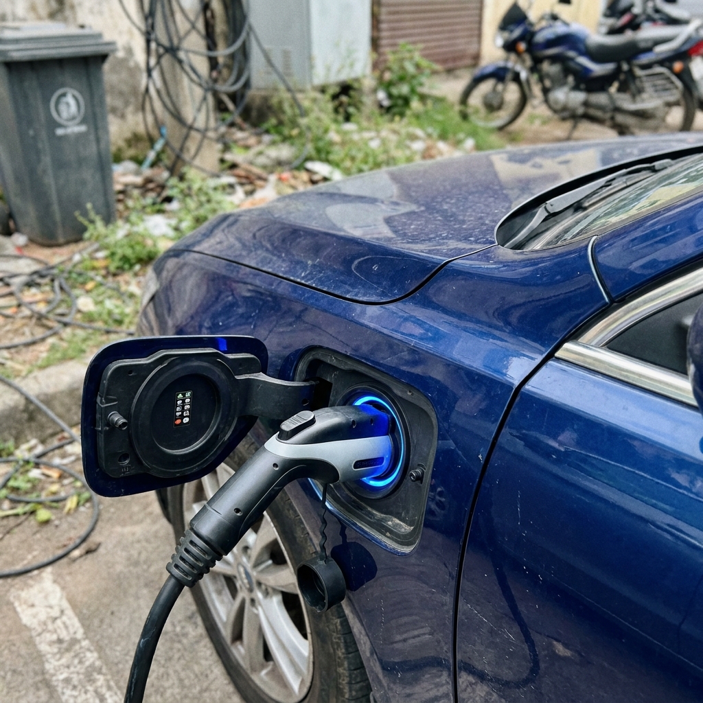 電動車試駕示意圖