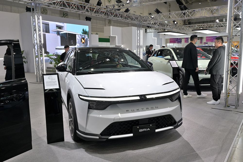 台北車展上的鴻華先進Foxtron Bria